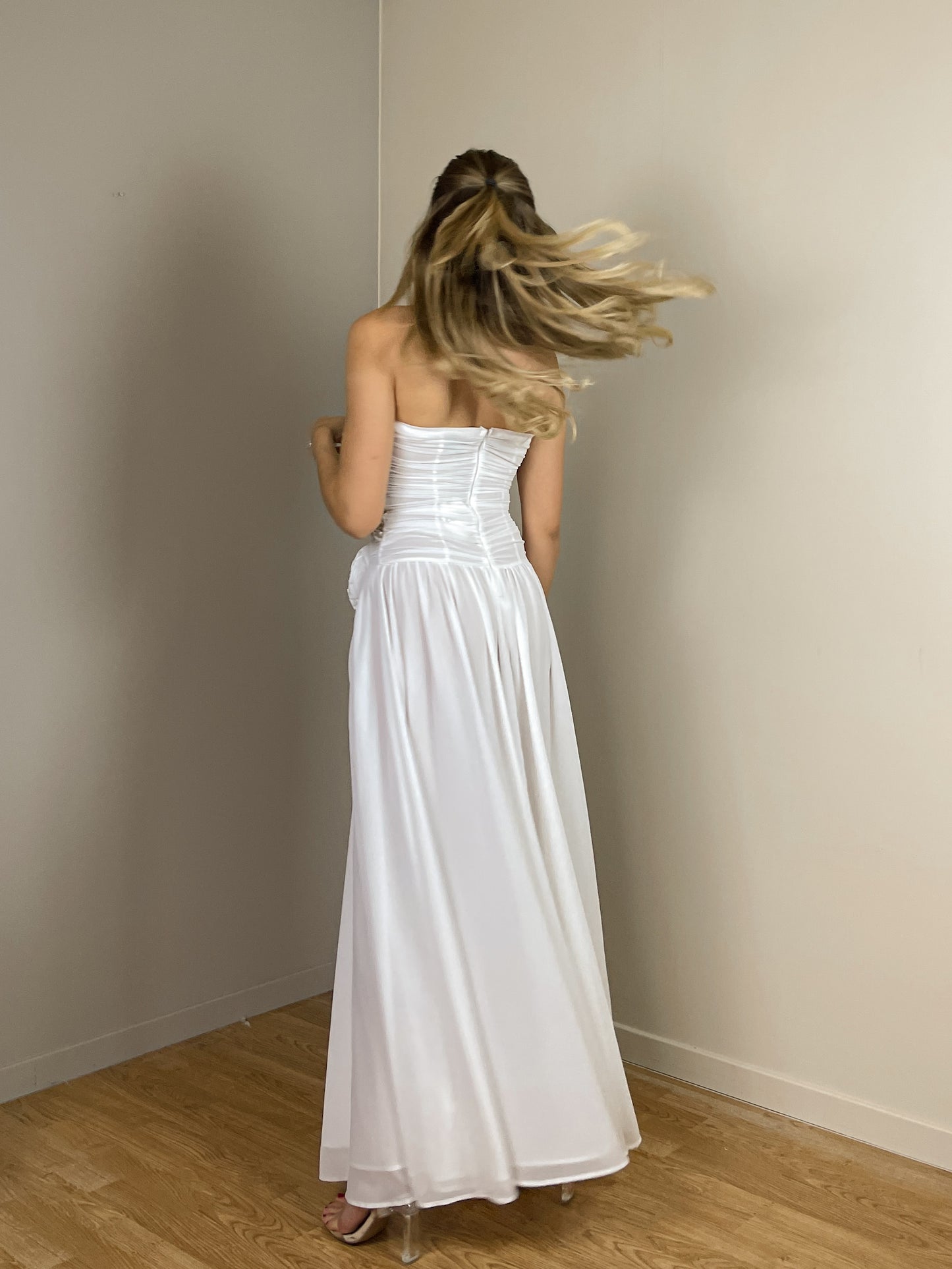 Midnight white dress