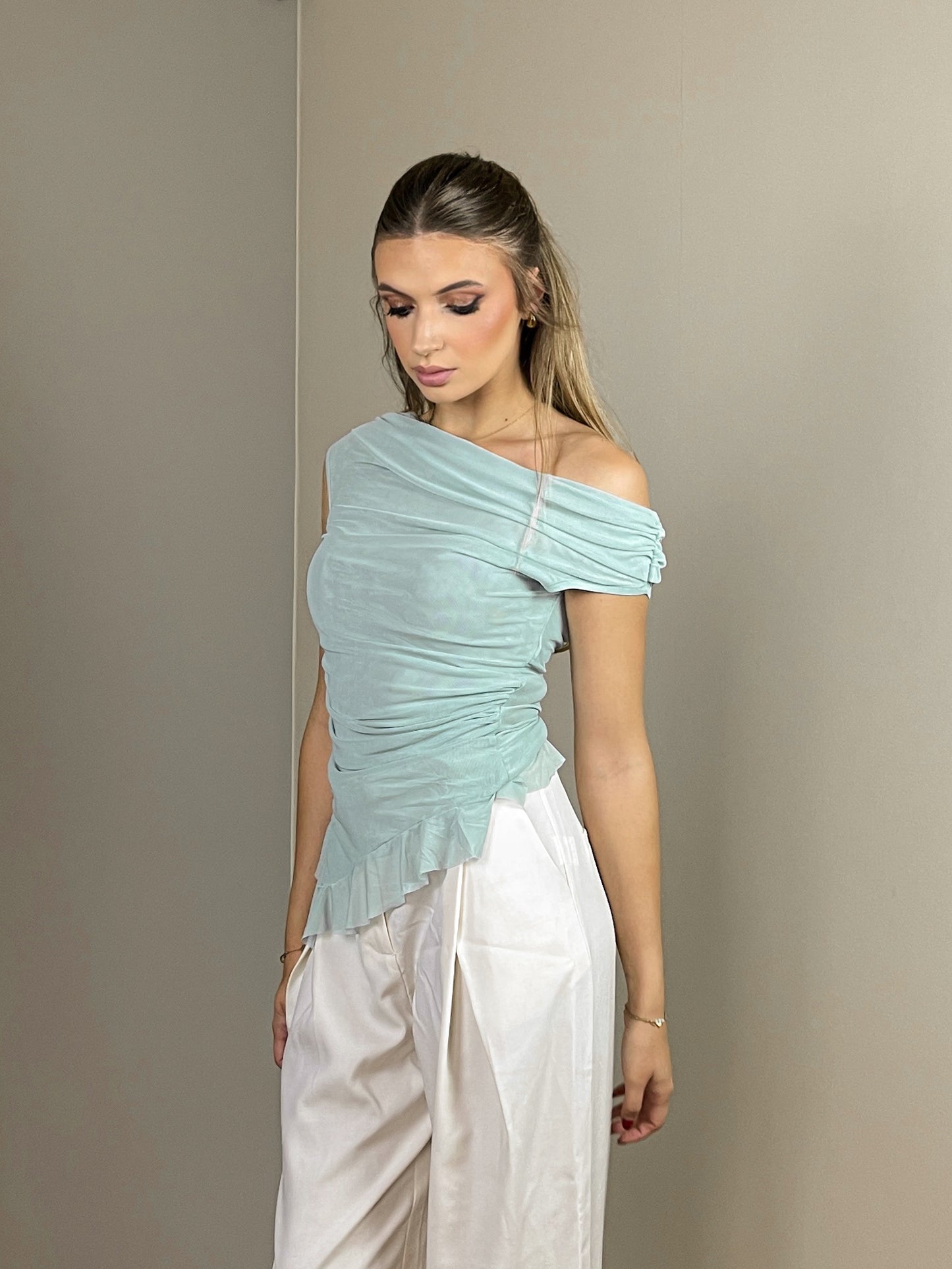 Blue breeze blouse
