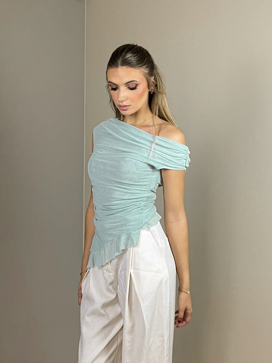 Blue breeze blouse