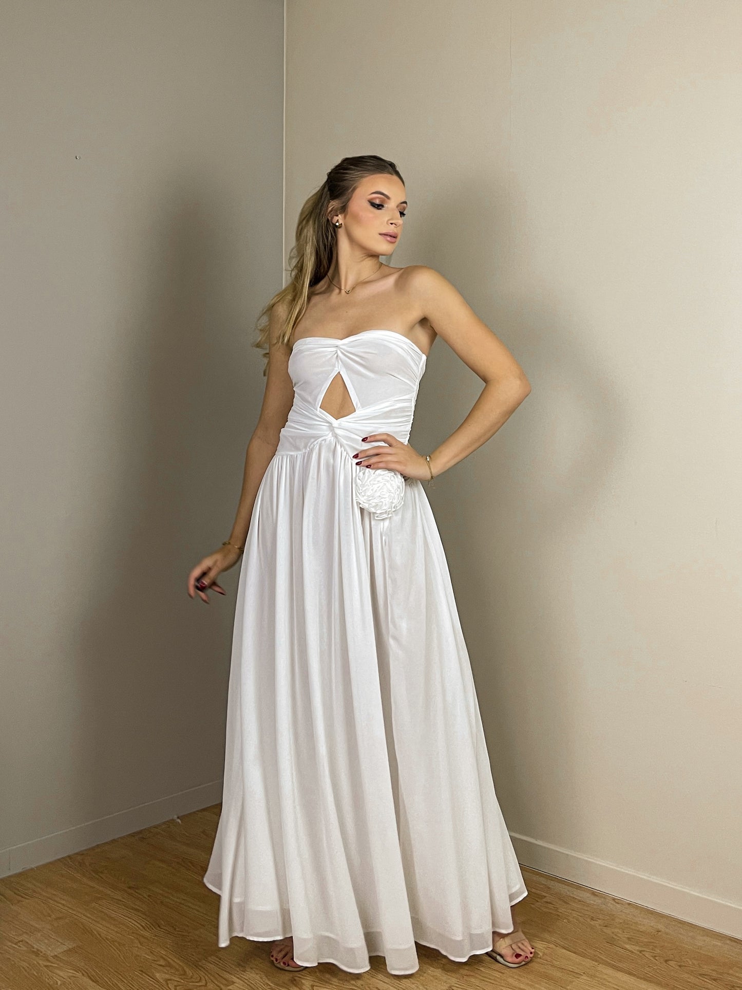 Midnight white dress