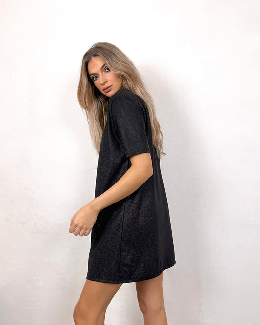 Glitter T-shirt dress