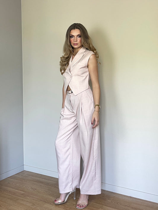 Pink lauren gilet