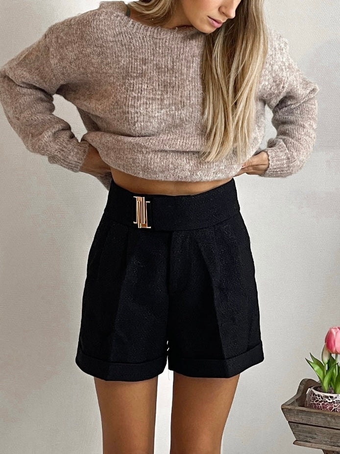 Black chic shorts